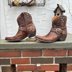 Old Gringo Western Brown Studded Boots